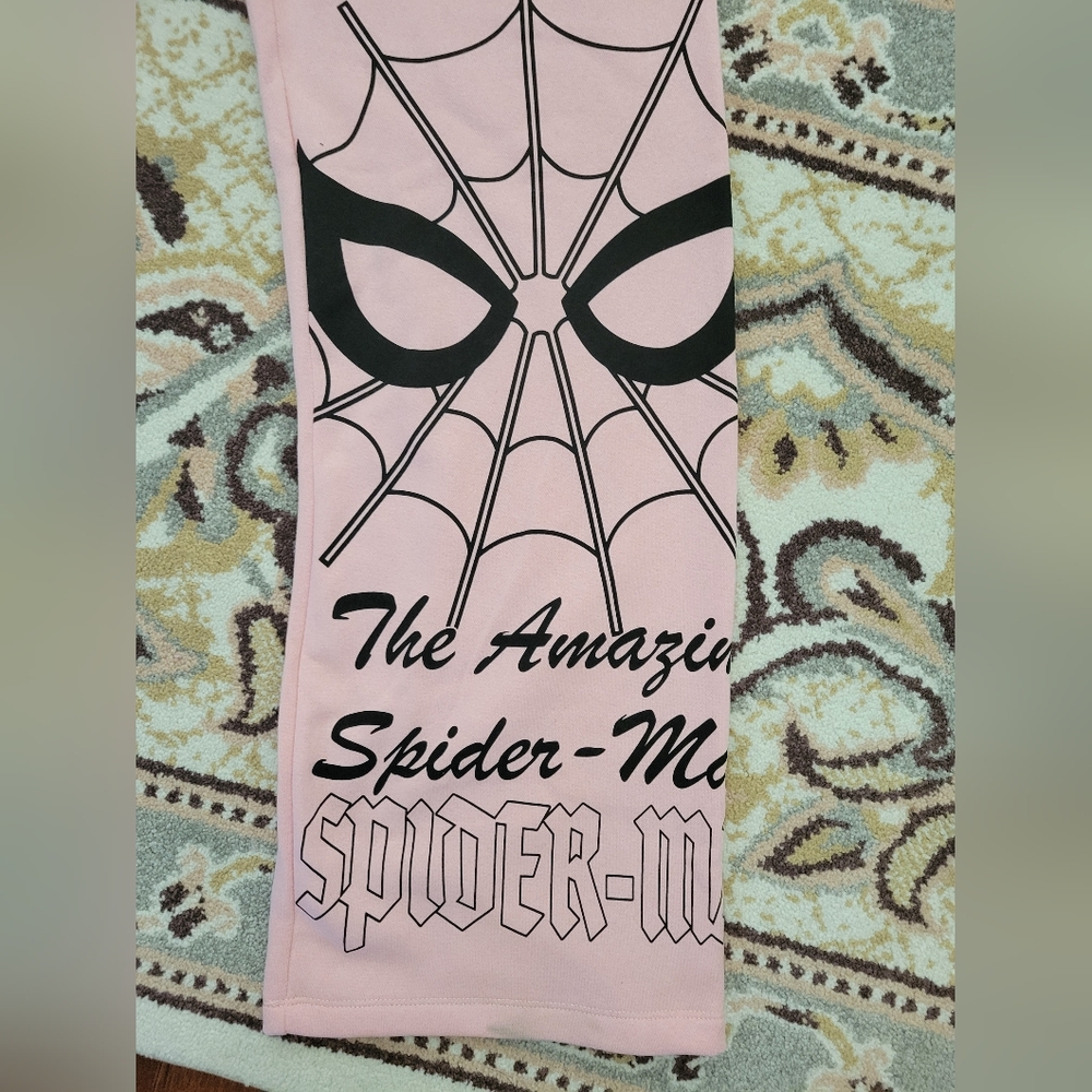 Marvel Spider-Man Pink Sweatpants - Picture 3 of 7